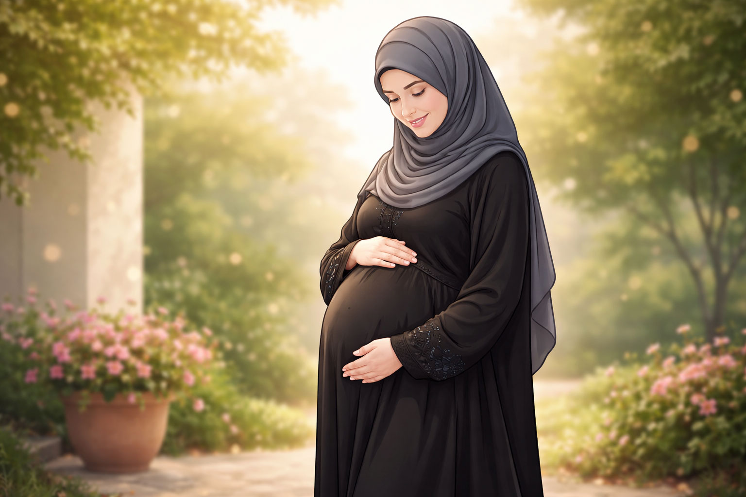 چادر مناسب برای زنان باردار