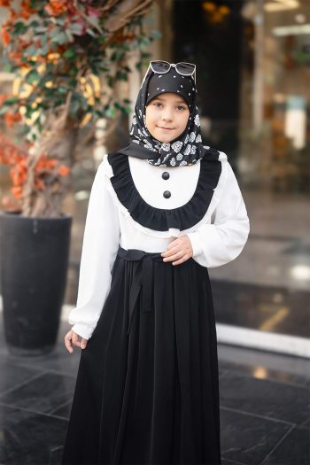 مانتو عبایی دخترانه مدل دردانه