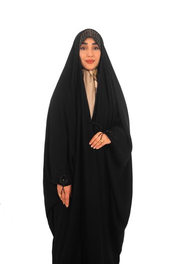 چادر عربی منجوق دوزی مدل عارفه