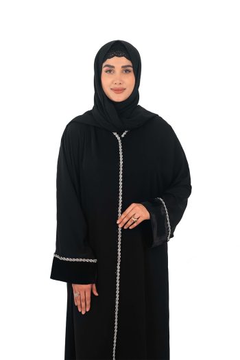 مانتو عبایی جواهر دوزی مدل پریزاد