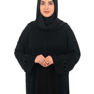 مانتو عبایی جواهر دوزی مدل تارا
