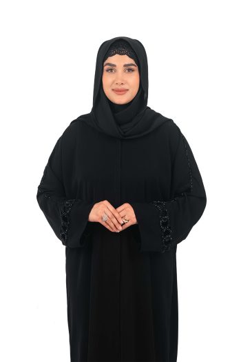 مانتو عبایی جواهر دوزی مدل تارا