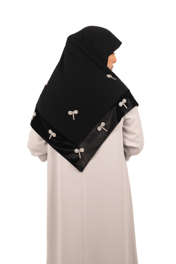روسری حریر جواهردوزی کد 26